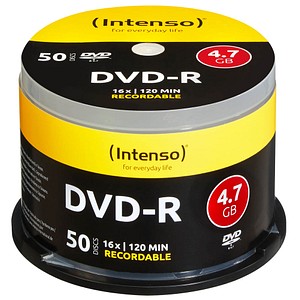 50 Intenso DVD-R 4,7 GB