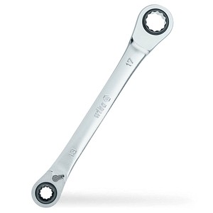 Wiha Doppel-Ringratschenschlüssel 45421 10 / 13 / 17 / 19 mm, 1 St.