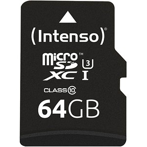 Intenso Speicherkarte microSDXC Professional 64 GB