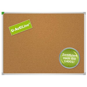 FRANKEN Pinnwand U-Act!Line 80,0 x 60,0 cm Kork braun