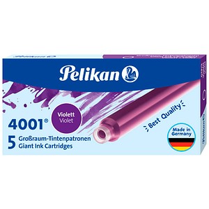 Pelikan Tintenpatronen für Füller 4001 violett, 5 St.