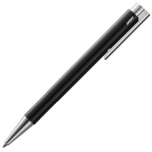 LAMY Kugelschreiber logo M+ black matt, Schreibfarbe: schwarz, 1 St.