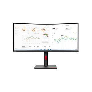 Lenovo ThinkVision T34w-30 Curved Monitor 86,0 cm (34,0 Zoll) schwarz