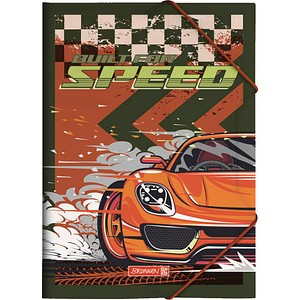 BRUNNEN Sammelmappe Fast Wheels DIN A4 rot, grün, 1 St.