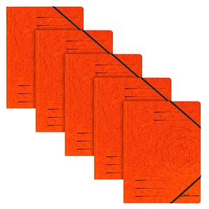herlitz Eckspanner easy orga DIN A4 orange, 5 St.