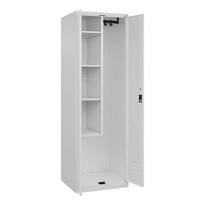 CP Putzmittelschrank Classic Plus 080100-00 S10025 verkehrsweiß 60,0 x 50,0 x 185,0 cm, aufgebaut