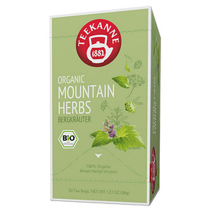 TEEKANNE ORGANIC. MOUNTAIN HERBS Bio-Tee 20 Portionen