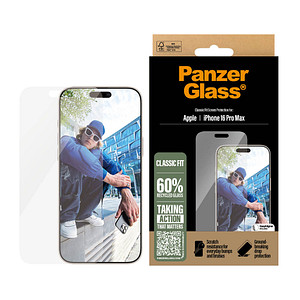 PanzerGlass™ Classic Fit Display-Schutzglas für Apple iPhone 16 Pro Max