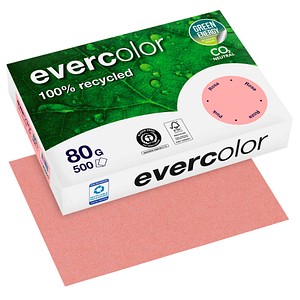 Clairefontaine Recyclingpapier Evercolor rosa DIN A4 80 g/qm 500 Blatt Clairefontaine Recyclingpapier Evercolor rosa DIN A4 80 g/qm 500 Blatt
