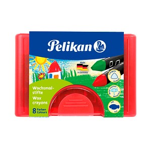 Pelikan 665/8 Wachsmalstifte farbsortiert, 8 St.