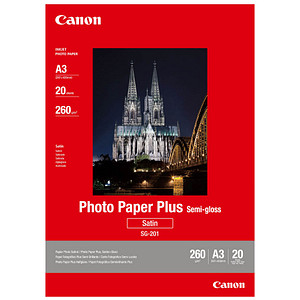 Canon Fotopapier SG-201 DIN A3 satiniert 260 g/qm 20 Blatt