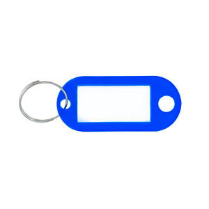 WESTCOTT Schlüsselanhänger blau, 100 St.