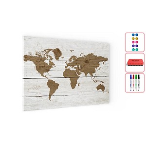 ALLboards Magnettafel 90,0 x 60,0 cm Helles Holz