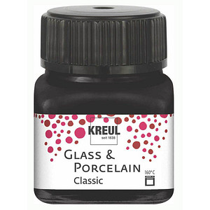 KREUL Classic Porzellanfarben schwarz 20,0 ml