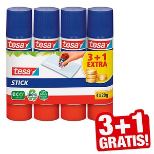 3 + 1 GRATIS: 3 tesa ecoLogo Klebestifte 20,0 g + GRATIS 1 St.