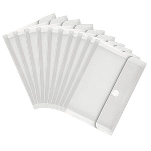FolderSys Dokumententaschen DIN A4 transparent glatt 0,20 mm, 10 St.
