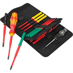 Wera Schraubendreher-Set Kraftform Kompakt VDE 16 extra slim 05006608001 16-tlg.