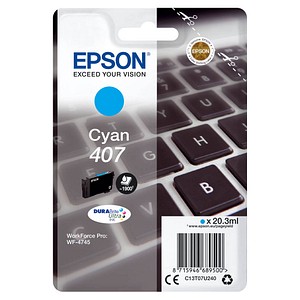 EPSON 407 / T07U2 cyan Tintenpatrone EPSON 407 / T07U2 cyan Tintenpatrone