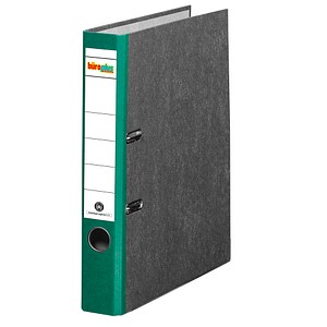 büroplus Ordner grün marmoriert Karton 5,0 cm DIN A4, 1 St.