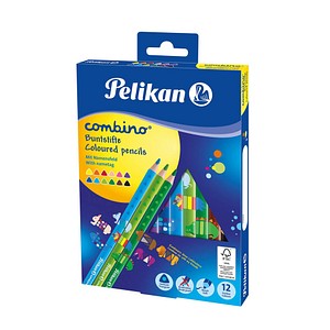 Pelikan Combino Buntstifte farbsortiert, 12 St.