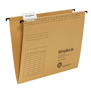 büroplus Hängemappen braun, 25 St.