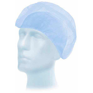 Meditrade® unisex Baretthauben Suavel® Astrid blau Größe L 100 St.