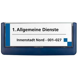 DURABLE Türschild CLICK SIGN Kunststoff blau 14,9 x 5,25 cm