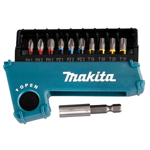 makita E-03567 Bit-Set, 11-teilig