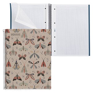 MIQUELRIUS Collegeblock Eco Design 1 MR6105 kariert DIN A4 Innenrand, 1 St.