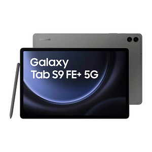 SAMSUNG Galaxy Tab S9 FE+ 5G Tablet 31,5 cm (12,4 Zoll) 128 GB grau ++  büroplus