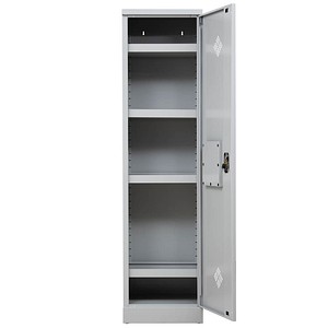 Gürkan Umweltschrank 107529 lichtgrau 50,0 x 42,0 x 195,0 cm, aufgebaut