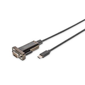 DIGITUS USB-C/RS232 Kabel DA-70166 1,0 m schwarz, 1 St.