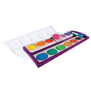 Pelikan K12 violett Wasserfarbkasten 12 Farben