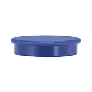 Magnete blau, Kunststoff Ø 2,4 x 0,63 cm, 10 St.