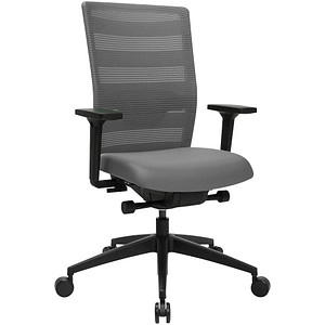 Topstar Bürostuhl Sitness AirWork, PA30O MT3CX3 Stoff grau, Gestell schwarz