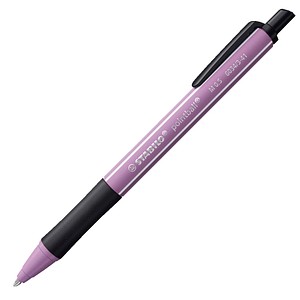 STABILO Kugelschreiber pointball NatureCOLORS Wildflowers grauviolett, Schreibfarbe: blau, 1 St.