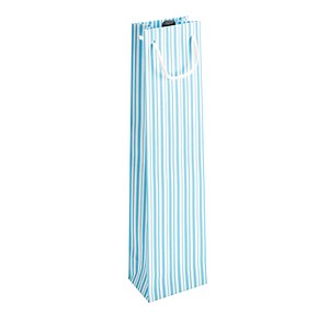 VP Geschenktüten für Flaschen blau 9,5 x 38,0 cm, 25 St.