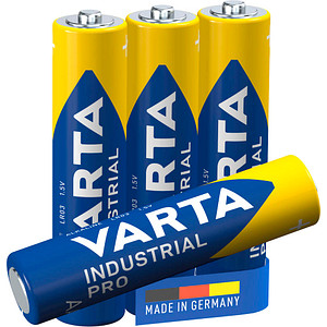 4 VARTA Batterien INDUSTRIAL Micro AAA 1,5 V