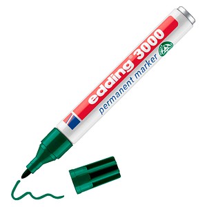 edding 3000 Permanentmarker grün 1,5 - 3,0 mm, 1 St.
