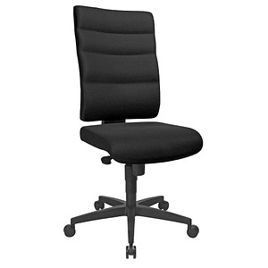 büroplus Bürostuhl Unni Med, Stoff schwarz, Gestell schwarz