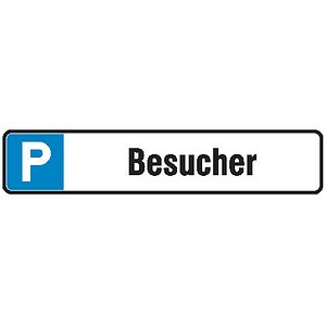 SafetyMarking® Hinweisschild "P Besucher" rechteckig 52,0 x 11,0 cm