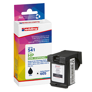 edding EDD-541  schwarz Druckerpatrone kompatibel zu HP 62XL (C2P05AE)