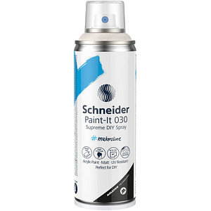 Schneider Paint-It 030 Supreme DIY Acrylspray Sprühfarbe grau