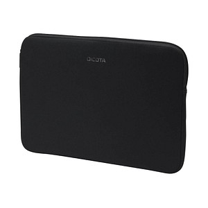 DICOTA Laptophülle Perfekt Skin Recycling-PET schwarz bis 39,6 cm (15,6 Zoll)