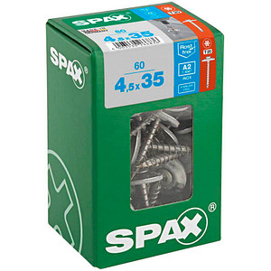 SPAX® Spenglerschrauben T20 Linsensenkkopf A2 35mm  x 8 mm, 60 St.