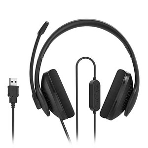 hama HS-USB300 V2 Headset schwarz