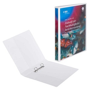 Exacompta Kreacover Ringbuch 2-Ringe weiß 3,8 cm DIN A4, 1 St.