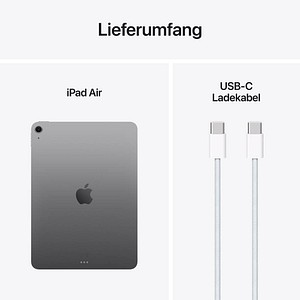 Apple 11" iPad Air 2025 - 128 GB - Wi-Fi - mit M3 Chip: Apple Intelligence, Liquid Retina Display, 128 GB, 12 MP Frontkamera/Rückkamera, WLAN 6E, Touch ID, Batterie für den ganzen Tag - Bild 5