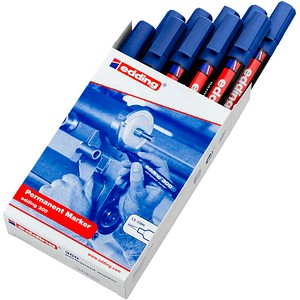 edding 300 Permanentmarker blau 1,5 - 3,0 mm, 10 St.