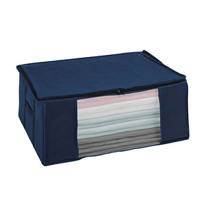 WENKO Soft Box Air L Vakuum-Unterbettkommode blau 65,0 x 50,0 x 25,0 cm